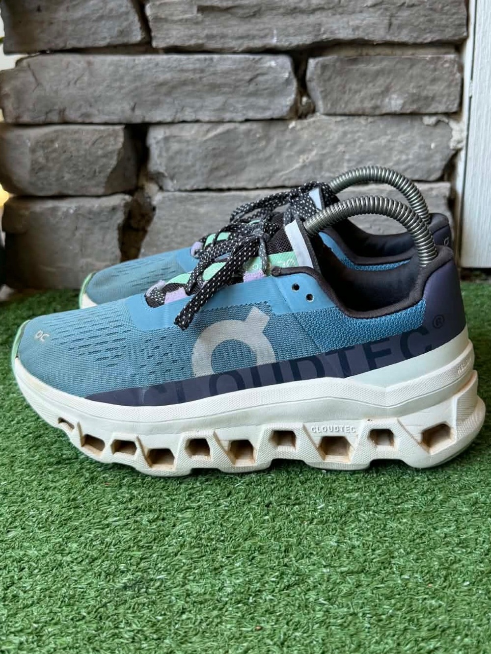 On Cloudmonster Dust/Vapor Women's Sneakers